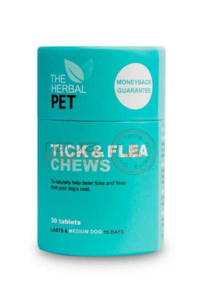 Tick & Flea Tablets - 30 Comprimidos Palatáveis Saborosos