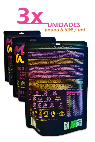 PACK 3X - MEWOW Natural Freeze-Dryed Small Bite Monoprotein DOG FOOD Trout 150g