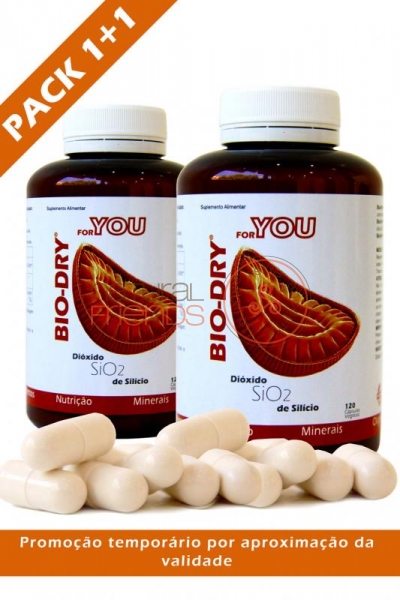 Bio-Dry For You 120 Cápsulas - PACK 1+1 (aproximação da validade)